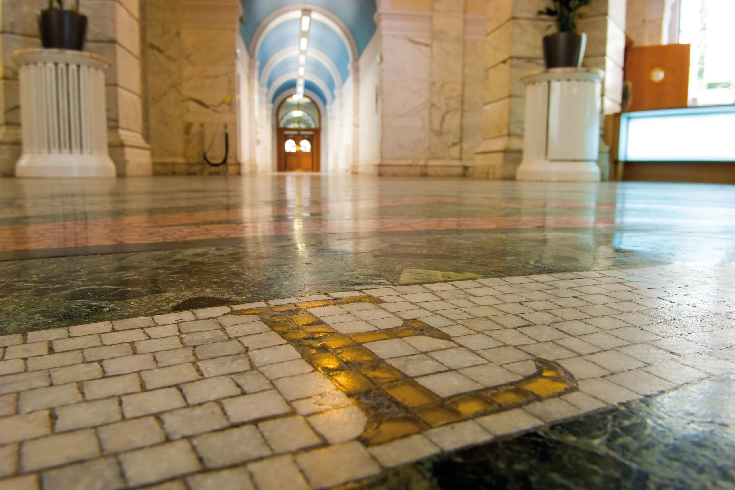 The Port of Liverpool Building, tiled floor