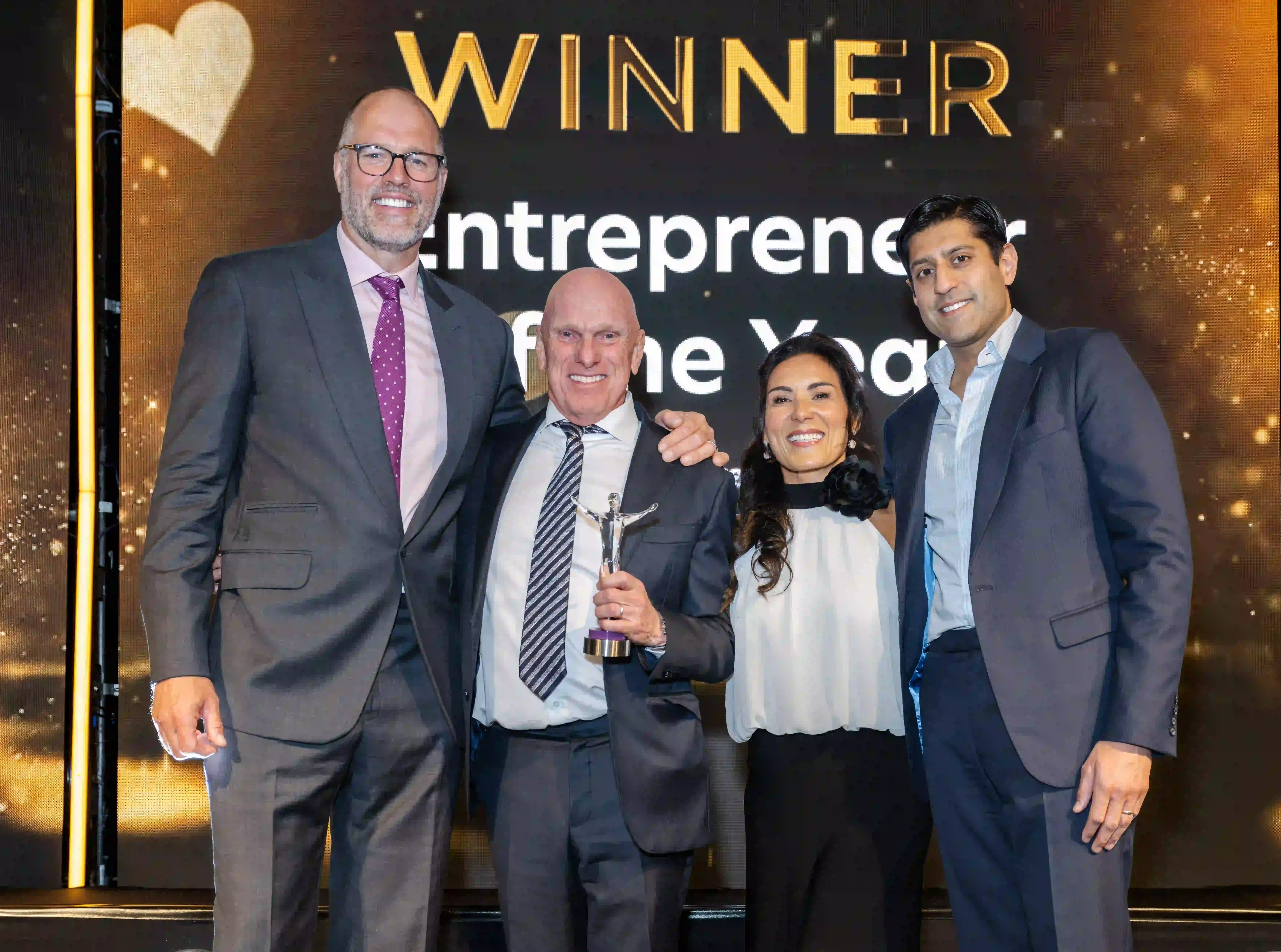 Entrepreneurs, professionals at awards event